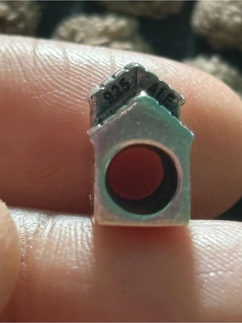 Pandora RARE Silver church Charm retired